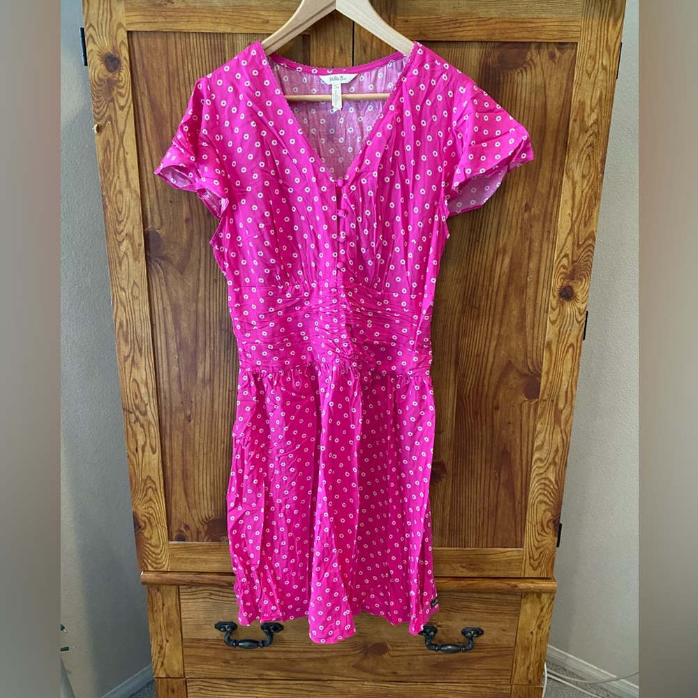 Matilda Jane Hot Pink Dress Size L